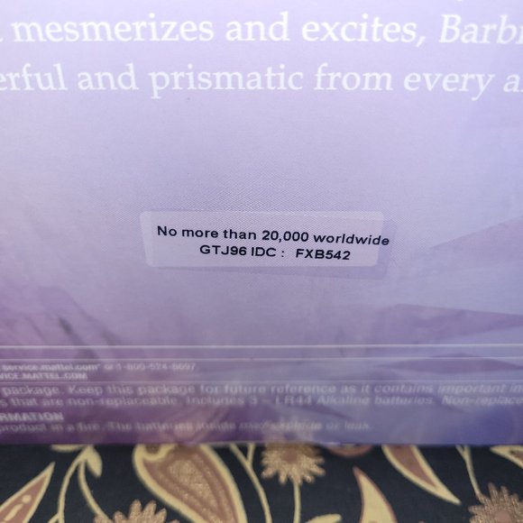 Reserved Barbie Crystal Fantasy Collection Limited Edition (GTJ96) - Picture 16 of 17